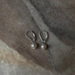 Handcrafted Freshwater Pearl Sterling Silver Lever Back Earrings  