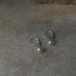 Bohemian Freshwater Pearl Round 925 Silver Lever Back Earrings