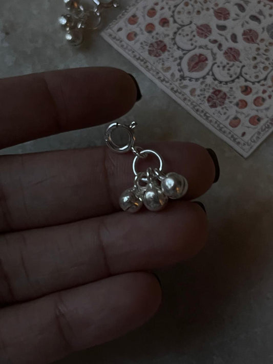 Ghungroo Multi Purpose 925 Sterling Silver Charms