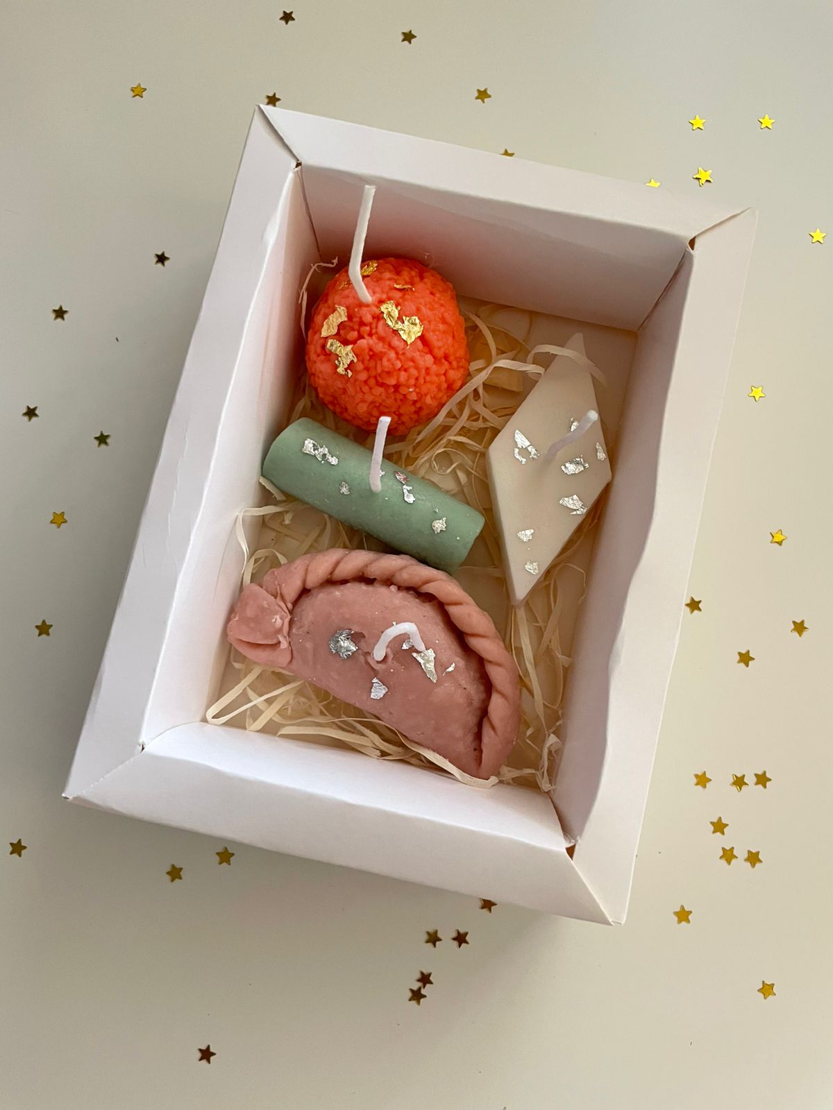 Handcrafted Diwali mithai inspired scented candles