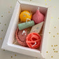 Hand-poured mithai design scented candles festive gift box