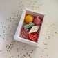 Handmade soy wax candles in mithai style festive gift set of 6