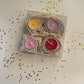 Luxury Diwali tea light candle gift box with wooden hand-block design