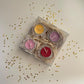 Handcrafted wooden tea light candles set of 4 for Diwali gifting