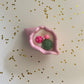 Sea shell pink container lotus pond handcrafted scented candle