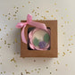 Pink lotus flower soy candle decorative handcrafted gift