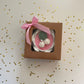 White lotus flower soy candle decorative handcrafted gift