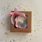 Artisan pink lotus scented candle handmade for Diwali
