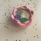 Luxury pink lotus flower candle for Diwali decor and gifting