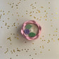 Pink lotus handcrafted soya scented candle for Diwali gifting