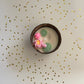 Handmade coconut shell lotus pond soy wax festive candle