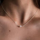 Fresh Water Pearls Dainty Chain  Handcrafted 925 Sterling Silver Necklace