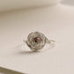 925 Sterling Silver Pink Tourmaline Wire Wrapped Rose Handcrafted Ring