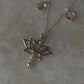925 Sterling Silver Pink Tourmaline, Fresh Water Pearls Divine Lotus Handcrafted Necklace