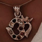 Spiritual Om Aum Navratan Pendant in Sterling Silver