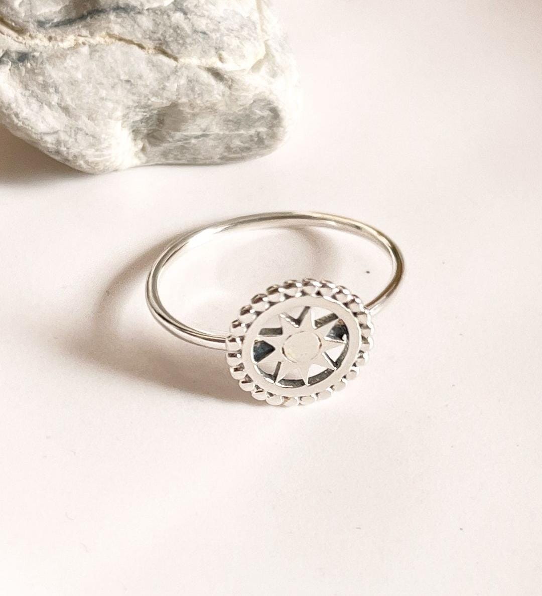 Balinese Sun Silver Ring