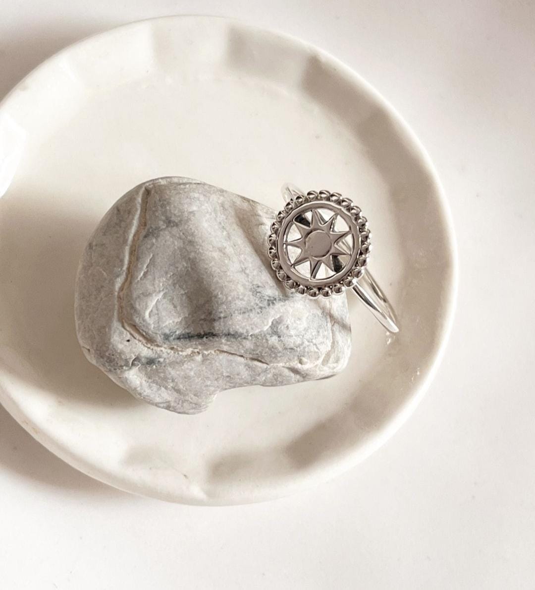 Balinese Sun Silver Ring