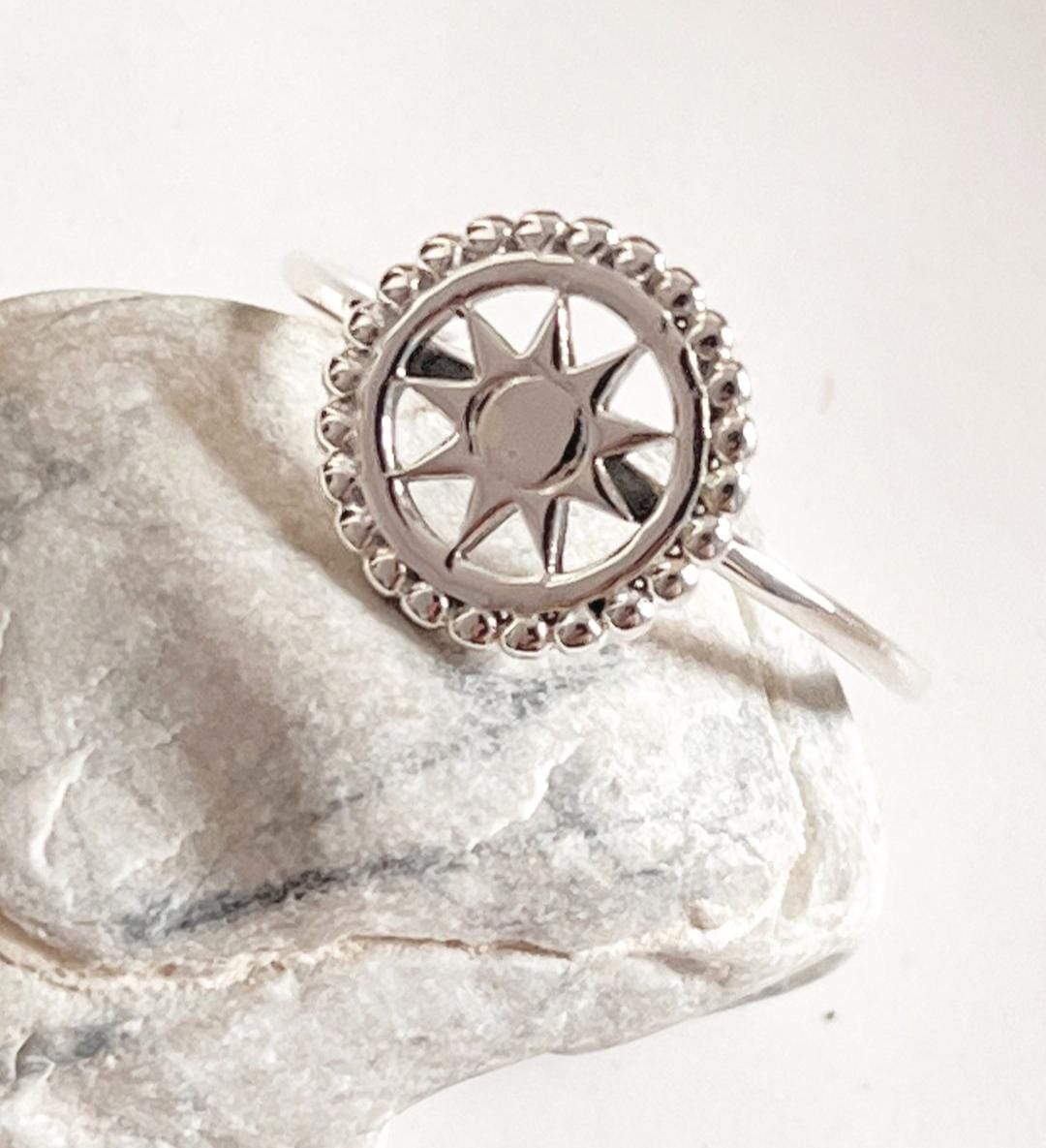 Balinese Sun Silver Ring