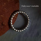 big dot stackable band ring