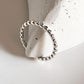 big dot stackable band ring