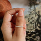 big dot stackable band ring