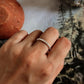 big dot stackable band ring