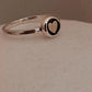 Pretty Round Heart Silver Ring