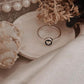 Pretty Round Heart Silver Ring