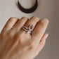 sculpture knot ring