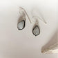 Moonstone Pear Boho Hook 925 Sterling Silver Earrings