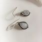 Moonstone Pear Boho Hook 925 Sterling Silver Earrings