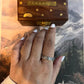 Sterling Silver Adjustable Ring with Forest, Reindeer, Moon, and Cottage Elements