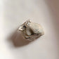 Charming 3 Stone Fresh Water Pearl Ring in Silver