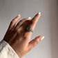 Labradorite Checkerboard Silver Ring for Timeless Fashion