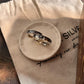 Couple Ring with Waves, Moon, Stars, Mountain, Pine Tree, and Sun for Lovers