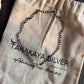 925 Silver Anklet with Full Black Beaded Nazariya Design