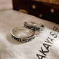 Celestial Couple Adjustable Silver Ring for Lovers