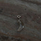 Clear Quartz Crescent Moon Gemstone Charm