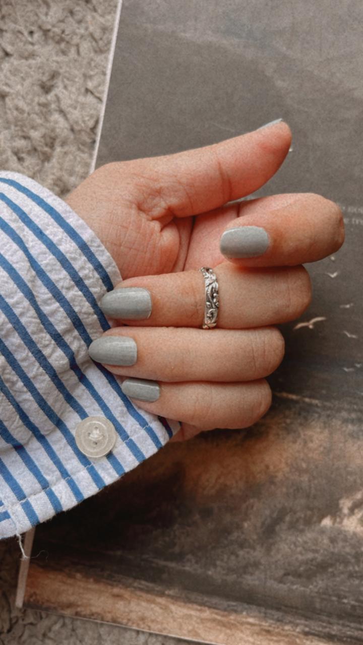 Unique vintage design adjustable silver ring for little finger