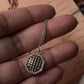 Simple Octagon Silver Necklace Design