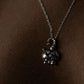 Stylish silver necklace with a finely crafted crab 2 pendant