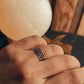 Chic Arzoo silver ring with a minimalist yet stylish design.