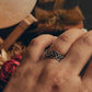 Timeless Arzoo ring in sterling silver with unique design.