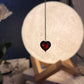 Heart Shaped Garnet Necklace for Love
