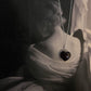 Love and Passion Garnet Heart Necklace