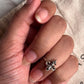 925 sterling silver tiny Fleur-De-Lis ring