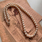 Round Natural Freshwater Pearls Silver Necklace