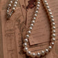 Natural Freshwater Pearls Necklace with Silver Setting