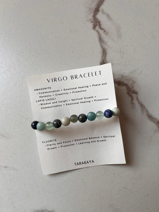 Zodiac Virgo Jewelry with Amazonite