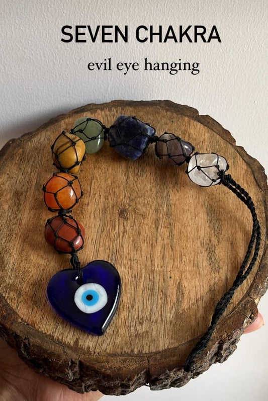 Seven Chakra Evil Eye Hanging for Positive Home Energy